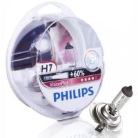 12V   H7  55W  PHILIPS Vision Plus  +60% (2шт) 12972VP  лампы галогеновые