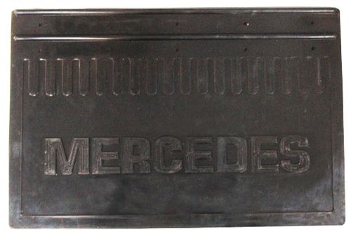 Брызговик  резиновый с надписью MERCEDES 600х360мм