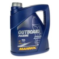 Масло двухтактное  MANNOL 2-Takt Outboard Marine TC-W3  4л   п/с  (для лодок)