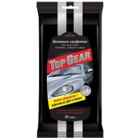 Салфетки влажные Top Gear для стекол (30 штук)