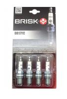 Свечи  BRISK DR17YC  ГАЗ дв. 405  ЕВРО-3, инжектор 16 клапан. под ключ 16