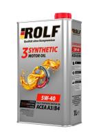  ROLF 3-SYNTHETIC SAE 5W-40 API SN/CF ACEA A3/B4 1л синт.