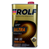  ROLF ULTRA S9 5W-30 A3/B4 SL/CF 1л синт. металл. кан.